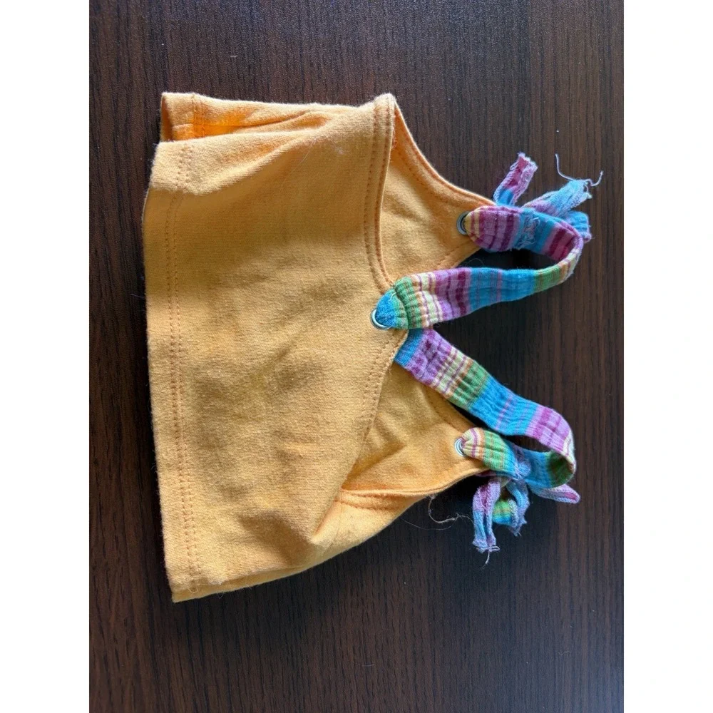 Build A Bear Aloha Top Shirt Orange Tropical For Bear Dolls